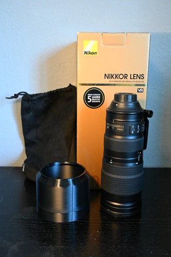 Nikon nikkor 200 500mm - nikon, af-s
