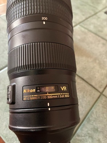 Nikon nikkor 200 500mm - nikon, 200-500mm